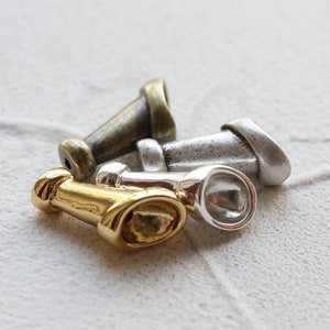 One Piece Solid Brass Bead Cap - 25x14mm (4855C)