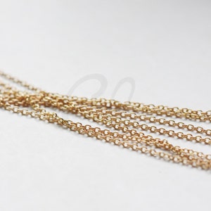 6 Feet Raw Brass Chains - Oval 1.55x1.2mm (225S)