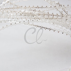 One Meter (3.28 Feet) Premium Silver Plated Brass Base Gallery Bezel Wire - 4.8mm (1949C-Q-262)