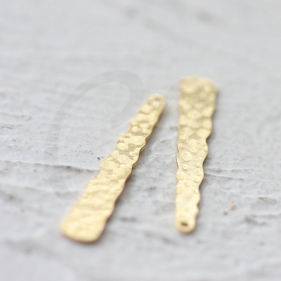 20 Pieces Raw Brass Irregular Charm - 20x13.3mm (2000C-P-339