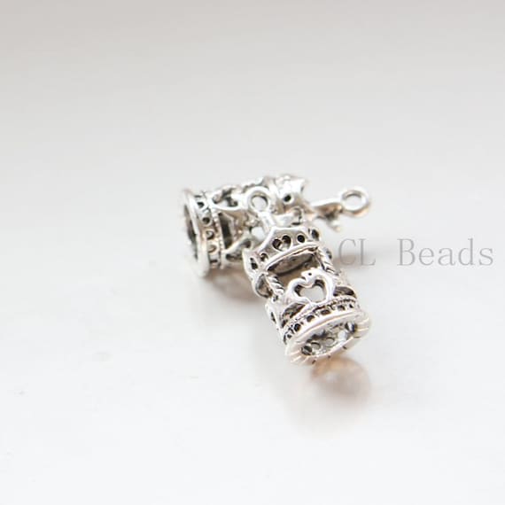 212QDF01 One Foot Oxidized Silver Plated Brass Base Rectangle Cable Link Chain