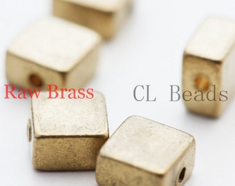 30 Pieces Raw Brass Square Spacer - 5x5mm (1791C-U-106)