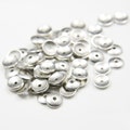 80 Pieces Oxidized Silver Tone Base Metal Caps- 7.5mm (13165Y-K-2A)