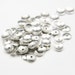 80 Pieces Oxidized Silver Tone Base Metal Caps- 7.5mm (13165Y-K-2A) 