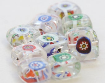 Perles En Verre Tchèque Fizgig - Fleurs Vintage 6 Mm Crystal X30 P 96721