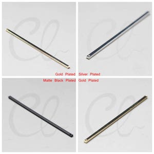 Brass Base Bar - Rectangle - 62x2x1mm (3576C)