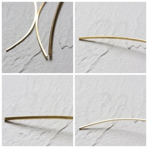 One Meter (3.28 Feet) Half-Hard Raw Brass Wrapping Wire - Square Wire