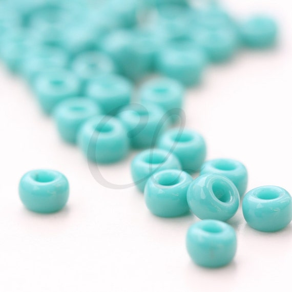 6-412, Miyuki 20g Opaque Turquoise Green 6-412, Miyuki 20g Opaque Turquoise Green