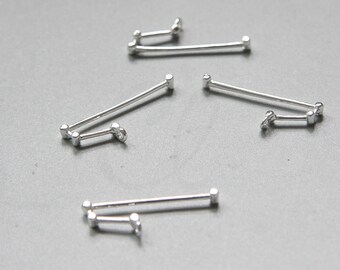 2 Pieces Premium Silver Plated Brass Base Charms-Zodiac-Aries 23.6x9mm (1162C-R-376)