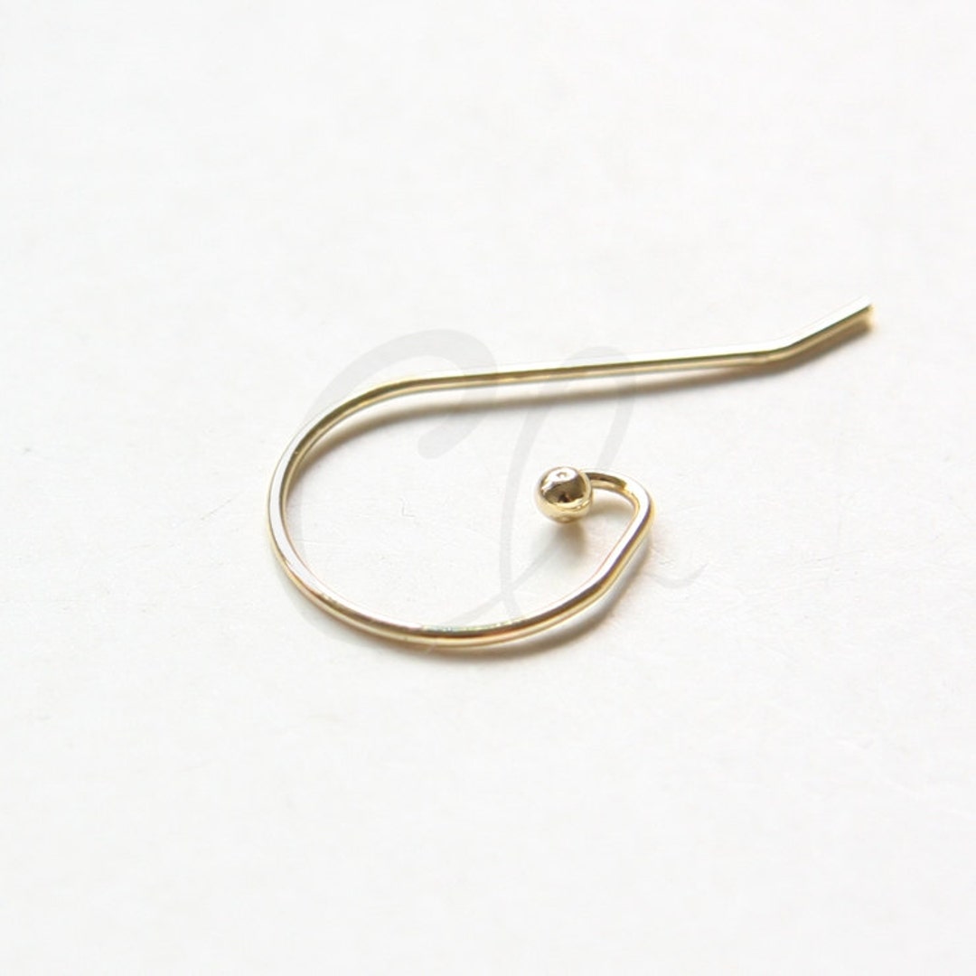 10 Crochets D'oreilles Plaqués Or Blanc, Crochet De Boucle D'oreille En Or 18 Carats, Hameçon, Fils D'oreille Avec Perles, Boucle D'oreille Bricolage, Accessoires De Boucles D'oreilles, Gros - France