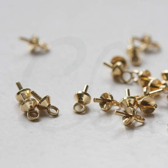 3928C-V-291 15x1mm 40 Pieces Raw Brass Round Bar Charm