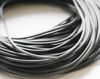 5 Meters Beadalon Rubber Tubing Cord 1.7mm - Black (4002)