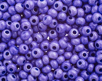 10 Grams Czech Rocailles Preciosa 6/0 Seed Beads - Opaque Violet-Size 6 (6C6-1651-Q-511)