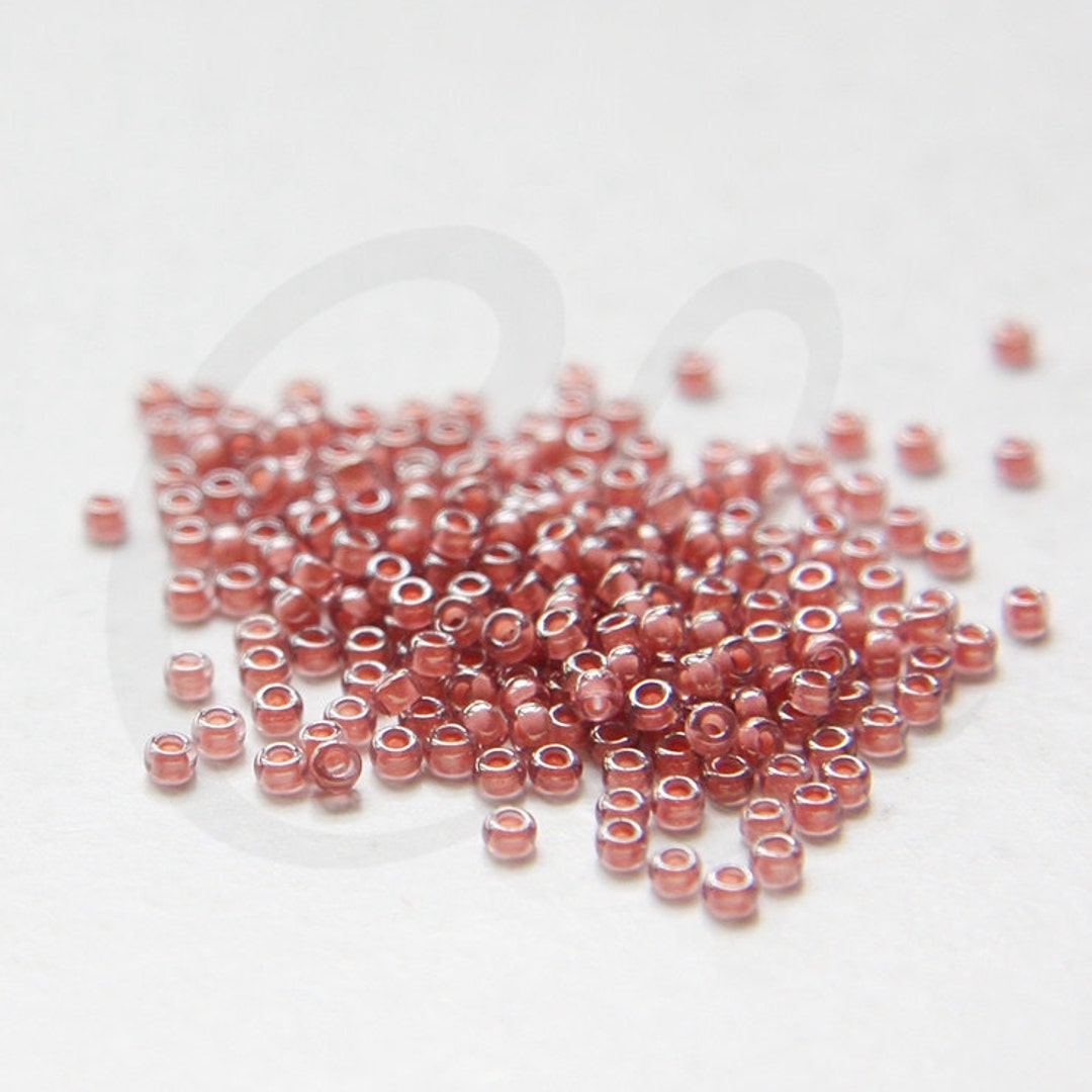 10 Grams Japanese Miyuki 11/0 Seed Beads - Berry Lined Luster