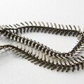 One Foot Oxidized Brass Chain-Fish Bone 10-11mm (CP110)