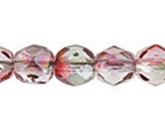 チェコ ファイヤー ポリッシュ ファセット ラウンド ファイア アンド