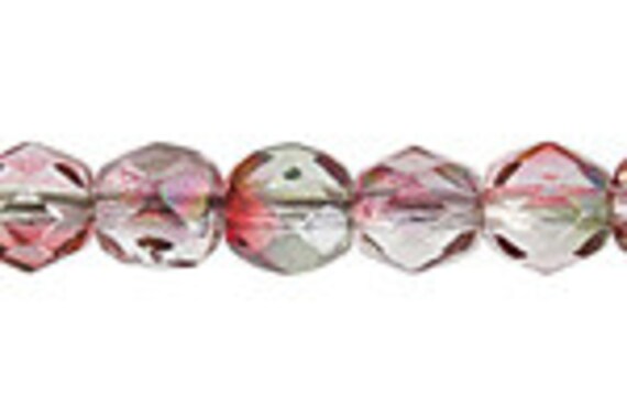 チェコ ファイヤー ポリッシュ ファセット ラウンド ファイア アンド