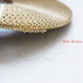 One Meter (3.28 Feet) Raw Brass Gallery Bezel Wire - 4.8mm (1949C-T-283)