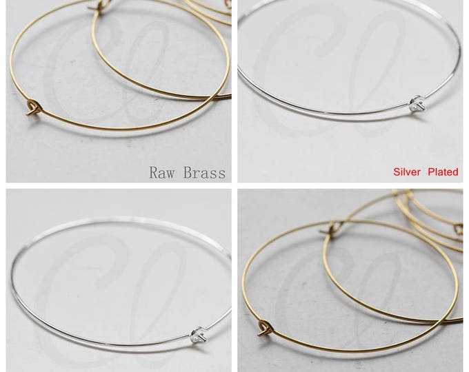 4 Pieces Premium Gold Plated Brass Base Round Frame Round Etsy