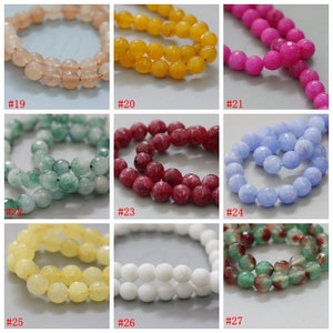 One Full Strand (45 Pièces) Semi-Precious Stone-8mm (G123-3)