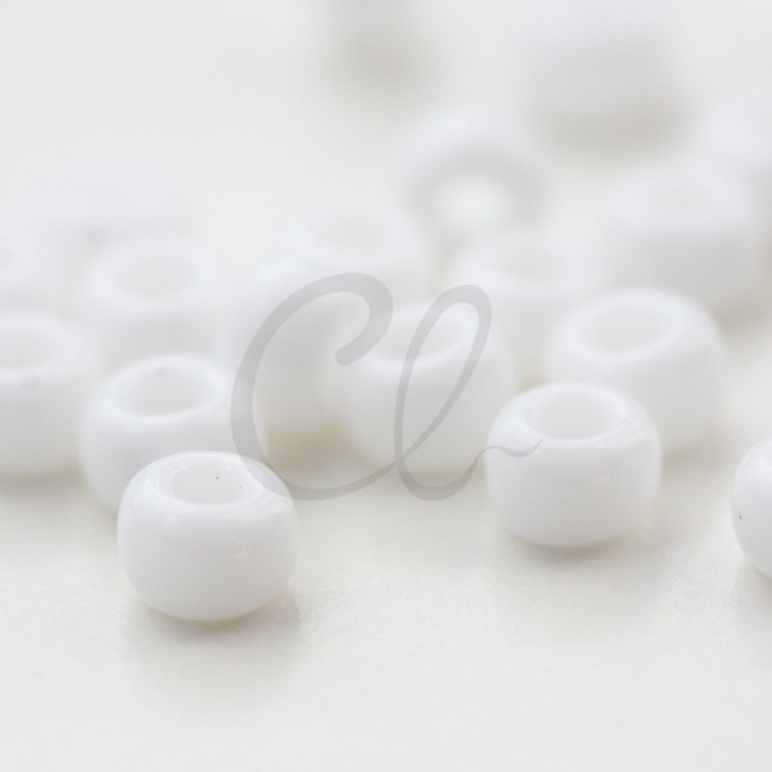6-402, Miyuki 20g Opaque Chalk White 6-402, Miyuki 20g Opaque Chalk White