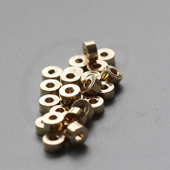 60 Pieces Raw Brass Tube 2x25mm with ID 1.4mm CW-1684C-T-2