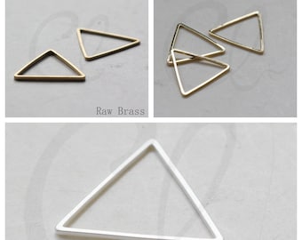 Solid Brass Triangle Ring - Link 24mm (3779C-V-182)