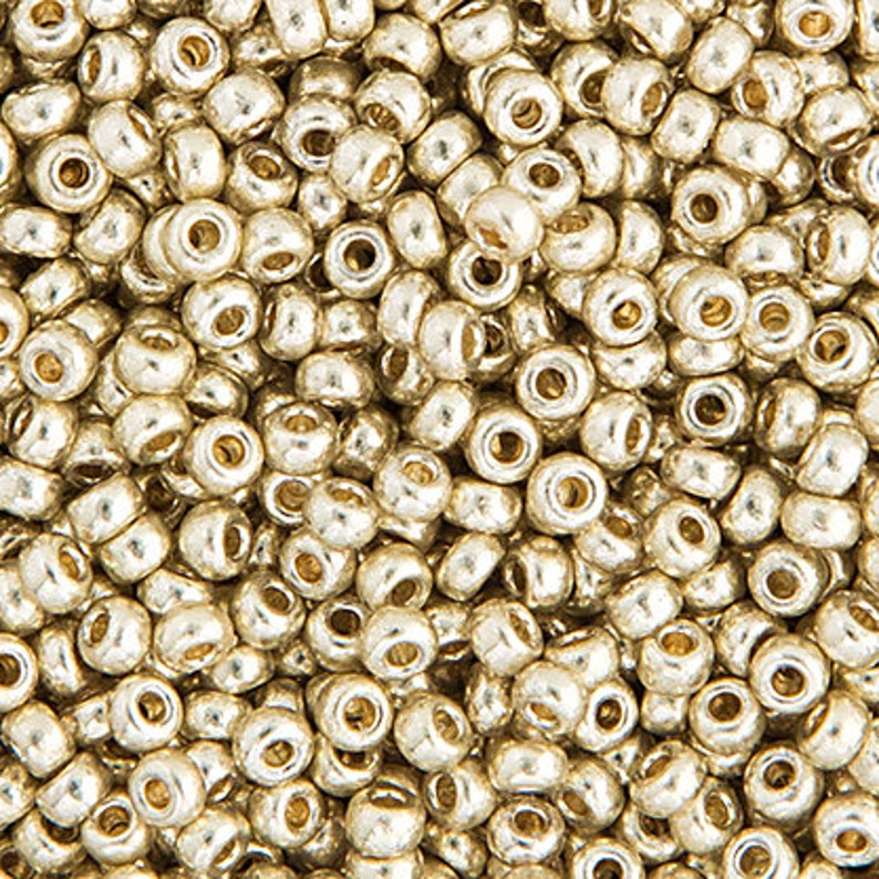 20 gms 11//0 silver lined crystal miyuki seed beads approx 2200 beads