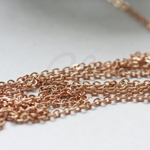 6 Feet Raw Brass Chains-Flat Oval 2.7x2.0mm (412C00)(245SFB)