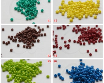 10 gramów czeskich koralików Preciosa 11/0 - Terra Intensive Matte - rozmiar 11 (11C1)