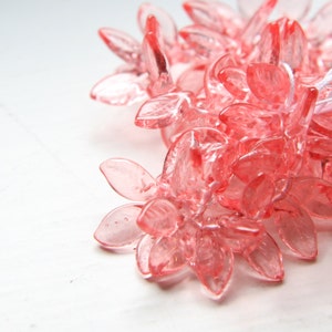 10 Pieces Czech Glass Leaves -Crystal Pink 6x12mm (274-273001S-M-696)