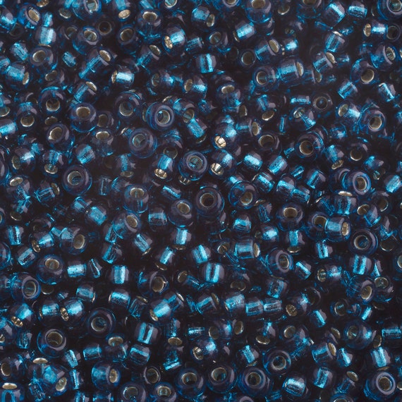 6-1425, Miyuki 20g Silver Lined Blue Zircon 6-1425, Miyuki 20g Silver Lined Blue Zircon