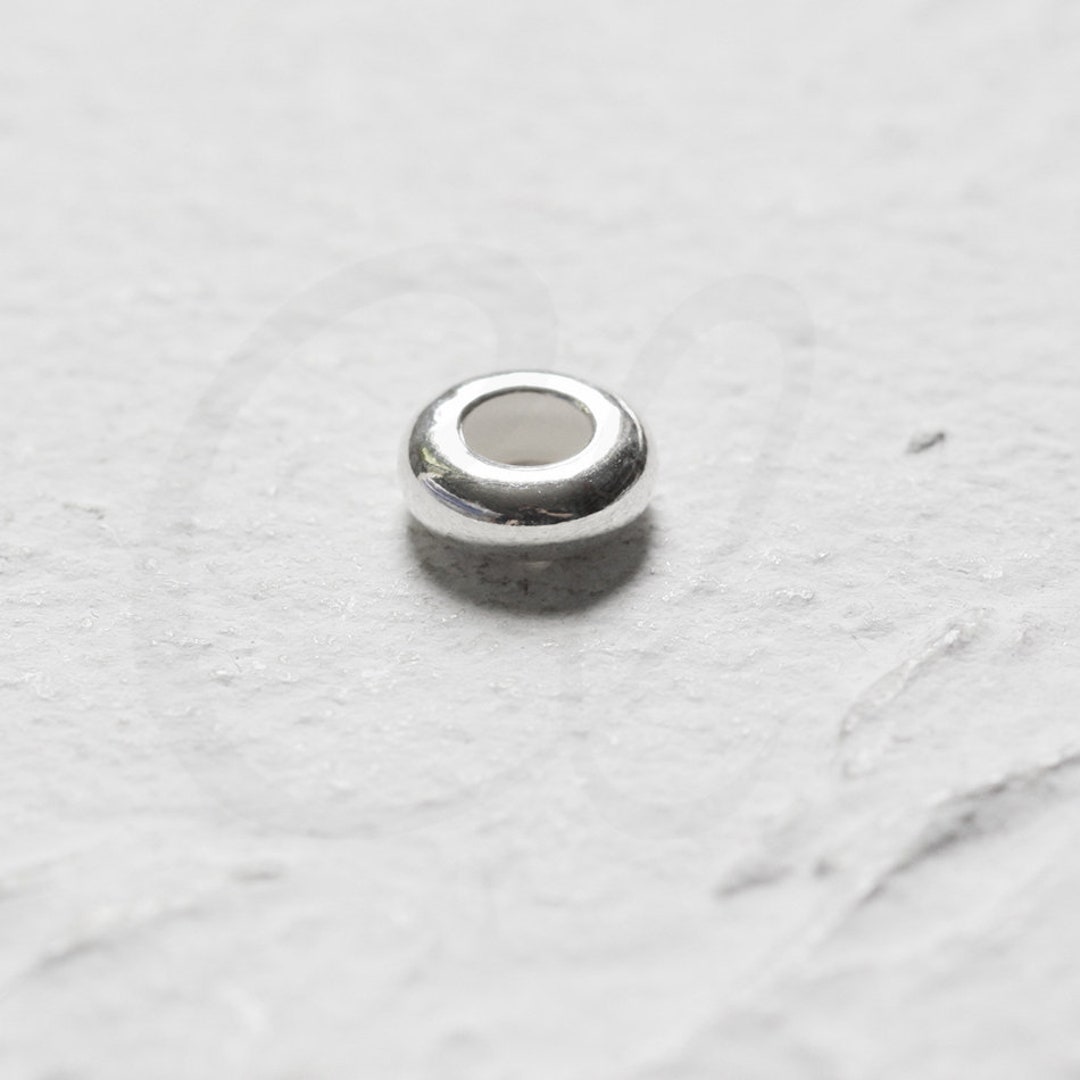 In Jewelry Spacers Genuine 925 Sterling Silver Spacer Beads - 7mm - Foto 9