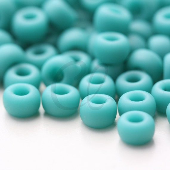 6-412F, Miyuki 20g Matte Turquoise Green 6-412F, Miyuki 20g Matte Turquoise Green