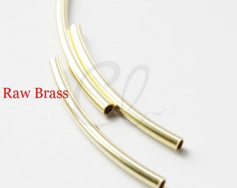 10 Pieces Raw Brass Tube 4x60mm with ID 3mm  (308C-T-285)