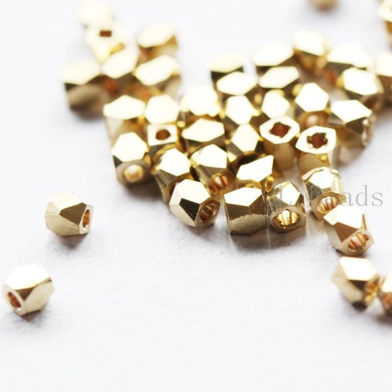 Solid Brass 6 mm Crimp bead Cover 50 p US SELLER Raw Brass Not Plated