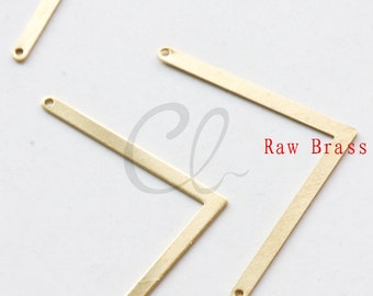 20 Pieces Raw Brass Arrow Link - Pendant 22x39.6mm (2002C-P-345)