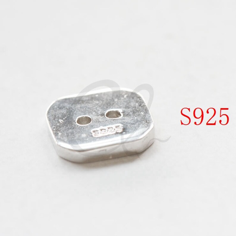 P806 I 468 13mm One Piece Sterling Silver Square Button Charms Craft Supplies Tools Dongduongland Com Vn