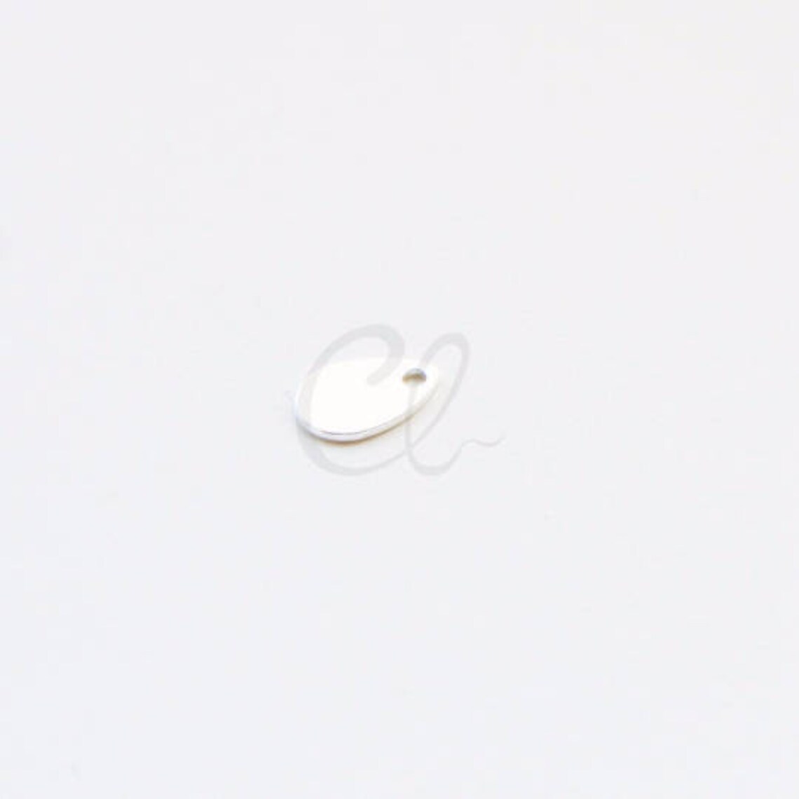 Raw Brass Pear Shape Charmpremium Silver Plated Premium Etsy