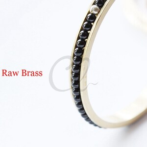 2 Pieces Raw Brass Ring - Blank Loop for Beading - Link - Ring - 60x6mm (1925C-U-256)