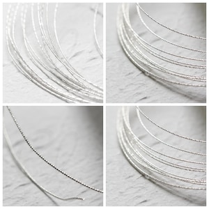 One Meter (3.28 Feet) Solid Sterling Silver Textured Round Wire - Half Hard - Wire Wrapping Wire (SS003-TSW)