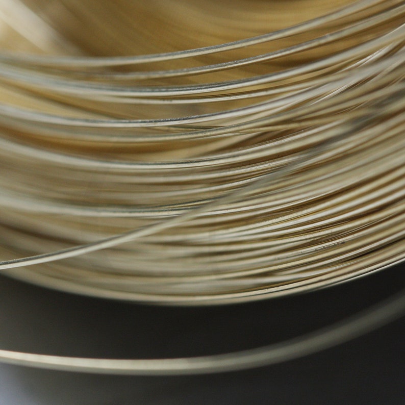 10 Meters 32.8 Feet Halfhard Raw Brass Wrapping Wire Etsy