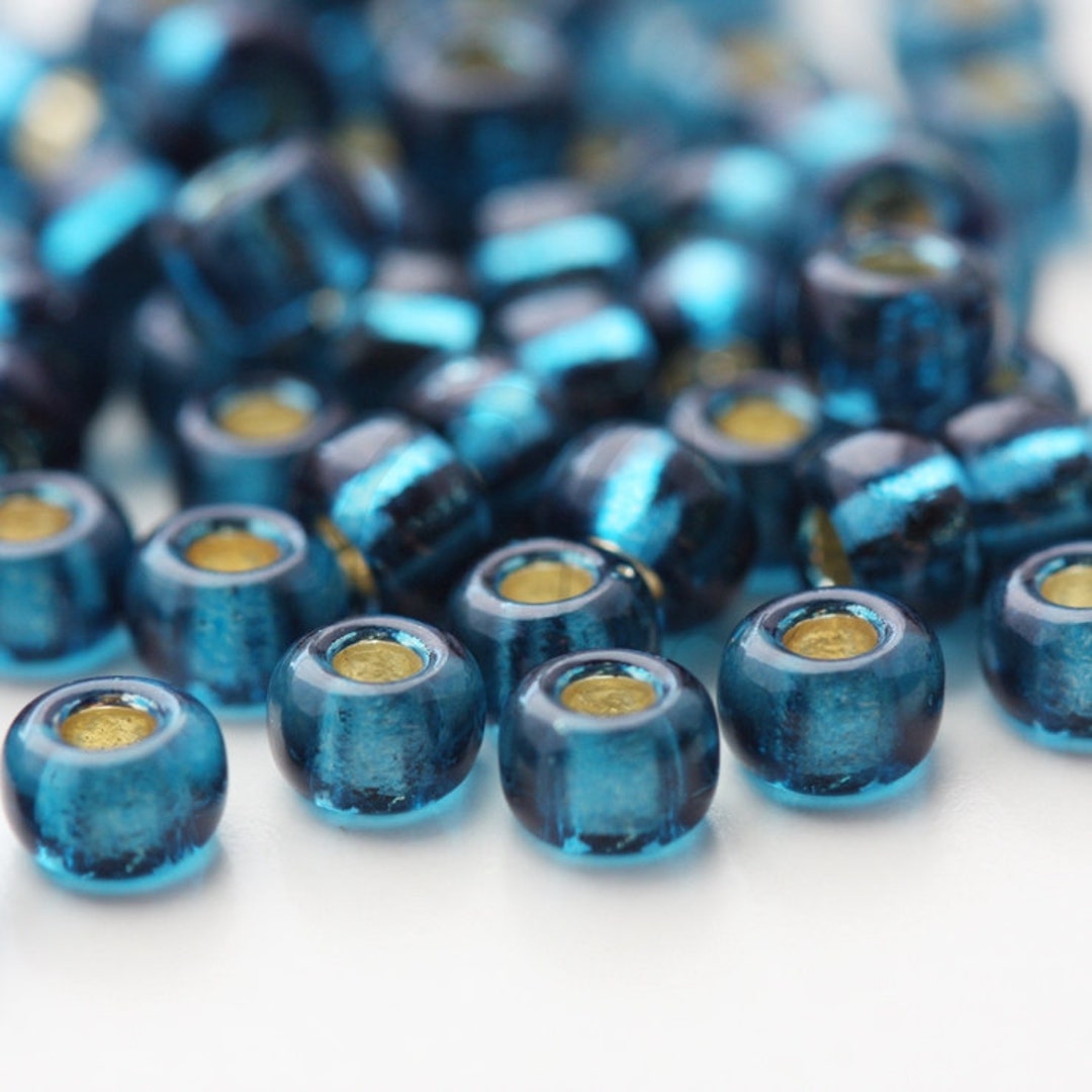 6-1425, Miyuki 20g Silver Lined Blue Zircon 6-1425, Miyuki 20g Silver Lined Blue Zircon