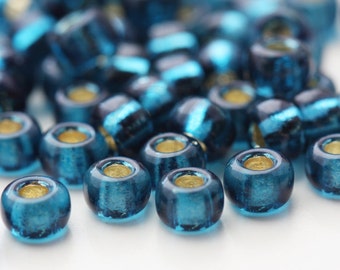 6-1425, Miyuki 20g Silver Lined Blue Zircon 6-1425, Miyuki 20g Silver Lined Blue Zircon