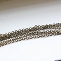 6 Feet Oxidized Brass Chains-Flat Oval 2.7x2.0mm (412C02)(245SFB)