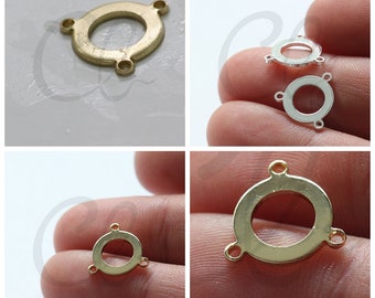 Solid Brass Ring Connector - 12mm (4062C)