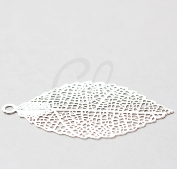 One Piece Premium Silver Plated Brass Base Filigree Laser