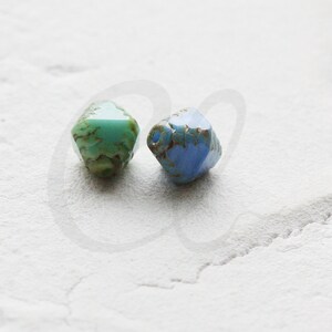 4 Pieces Czech Glass Lantern Bead - Varies Colors 9x8mm (CZH7)