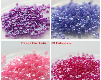 5 Grams Japanese Miyuki Cube Glass Beads - 1.8mm (C8)