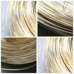 10 Meters (32.8 Feet) Half-Hard Raw Brass Wrapping Wire